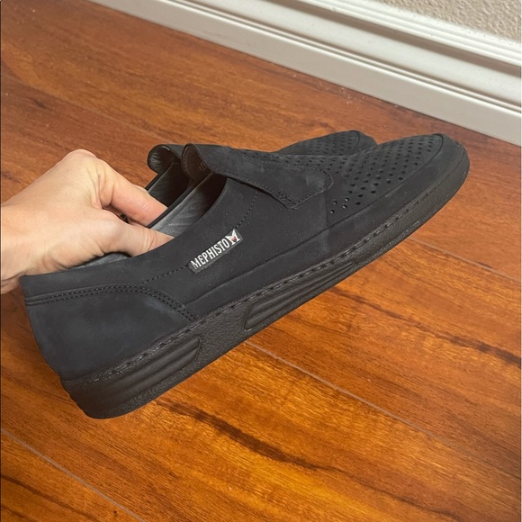 MEPHISTO DAMIEN Perforated Suede loafers slip on main image 10
